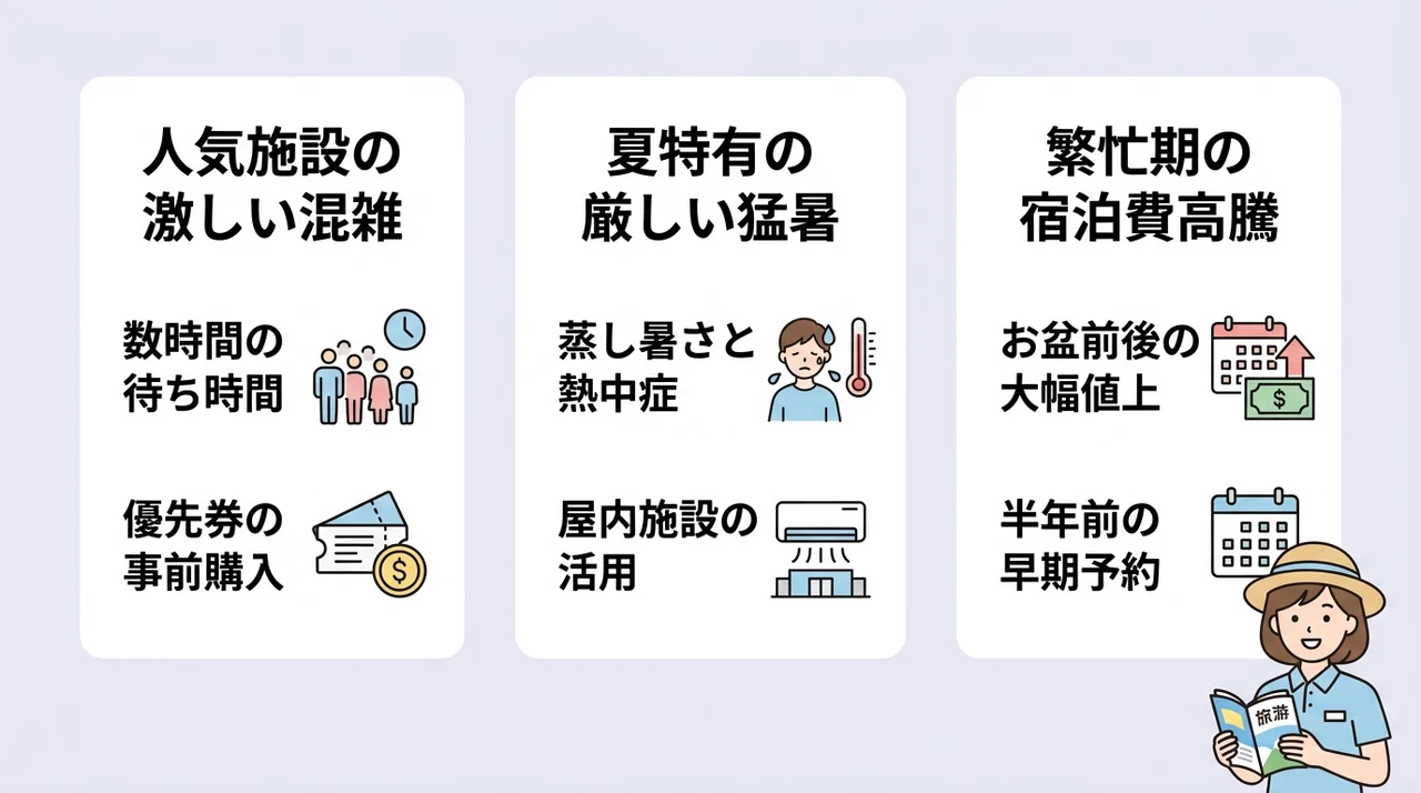 子連れで関西旅行をするデメリット3つ