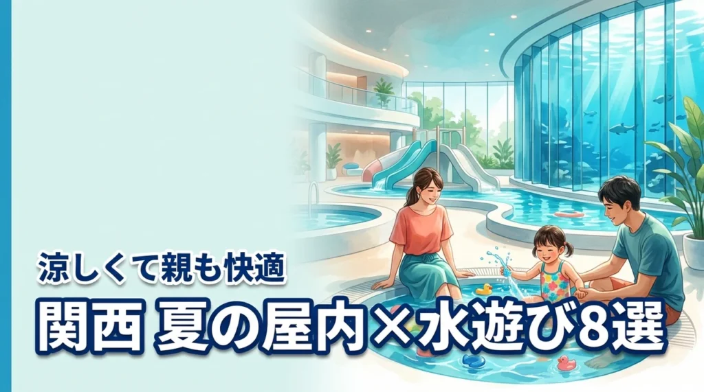 【関西】夏休みの子連れ旅行は屋内×水遊びが正解！親も快適なおすすめスポット8選