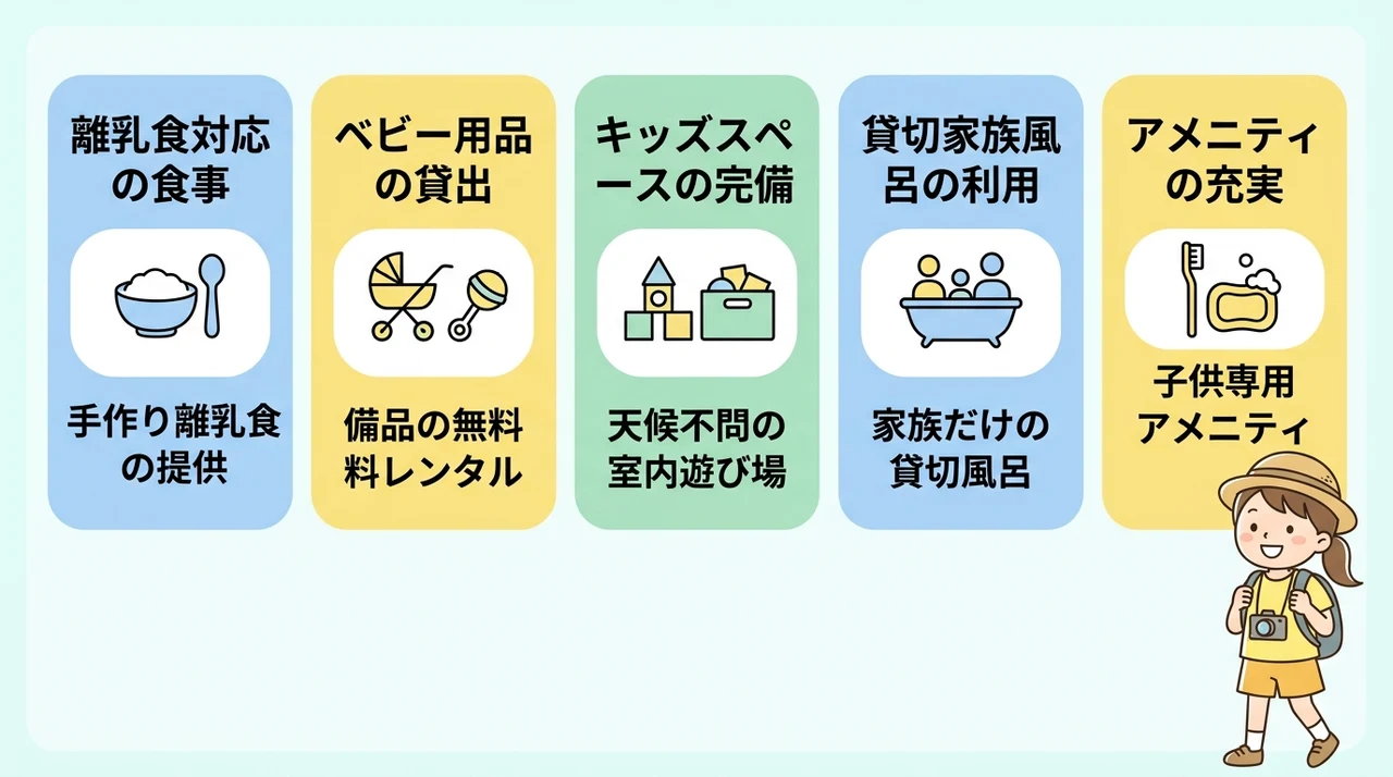 東海の子連れ旅行に優しい宿に泊まるメリット5つ