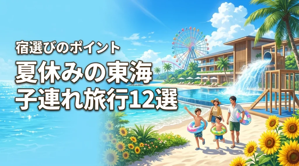 夏休みの東海で子連れ旅行におすすめのスポット12選！宿選びのポイントも