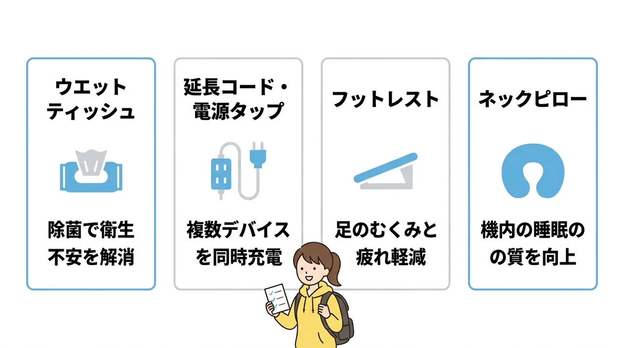 海外旅行をより快適にする便利グッズ4選
