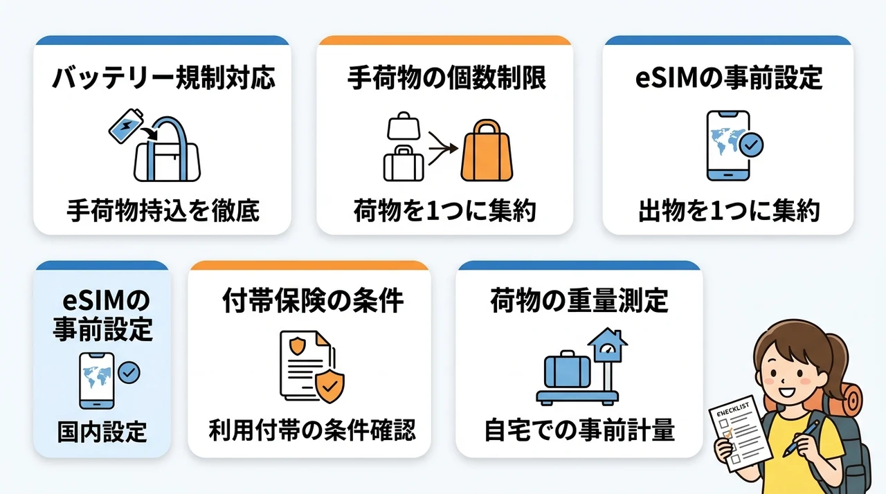 2026年の最新ルールとパッキングの注意点