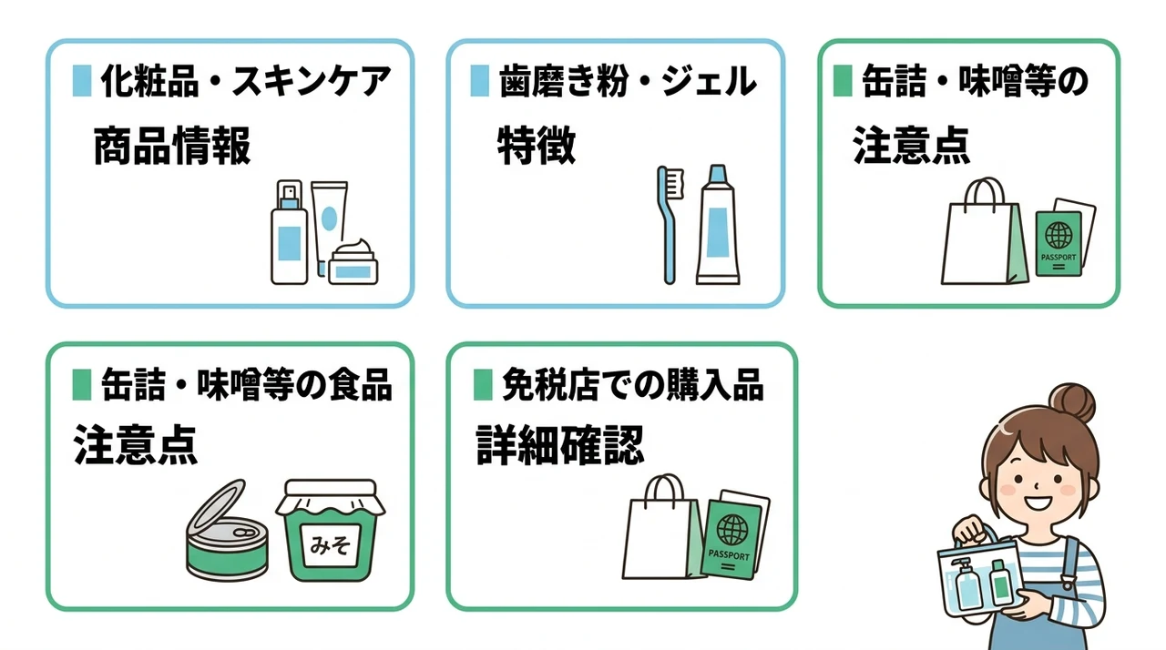 液体物とみなされる持ち物の具体例