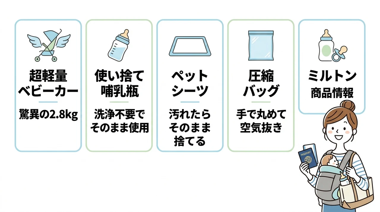 パッキングを楽にする海外旅行の持ち物5選