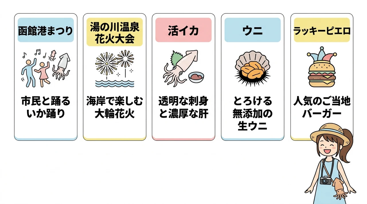 夏休み限定のグルメとイベント
