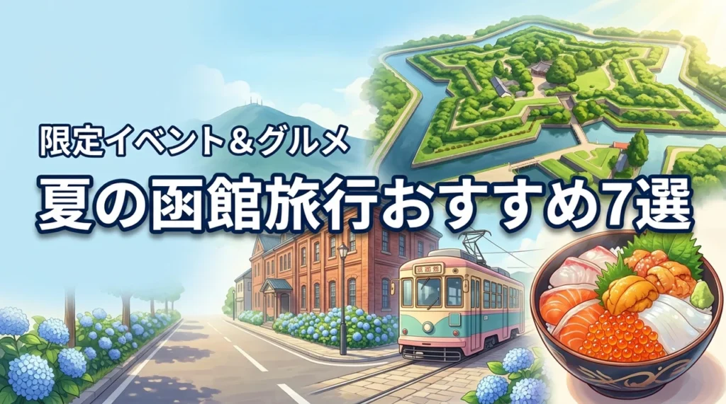 夏休みの函館旅行でおすすめのスポット7選！限定イベントや必食グルメも満載