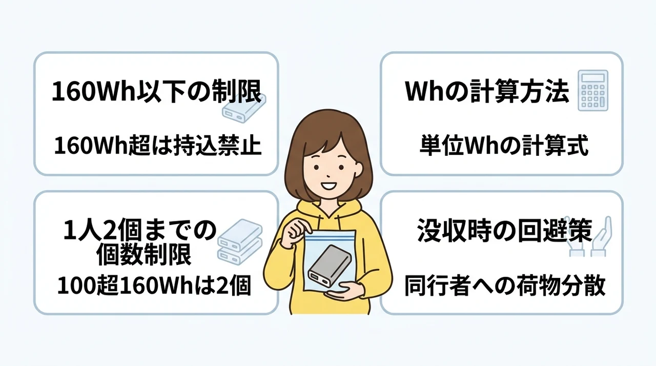 機内持ち込み可能な容量制限と個数のルール