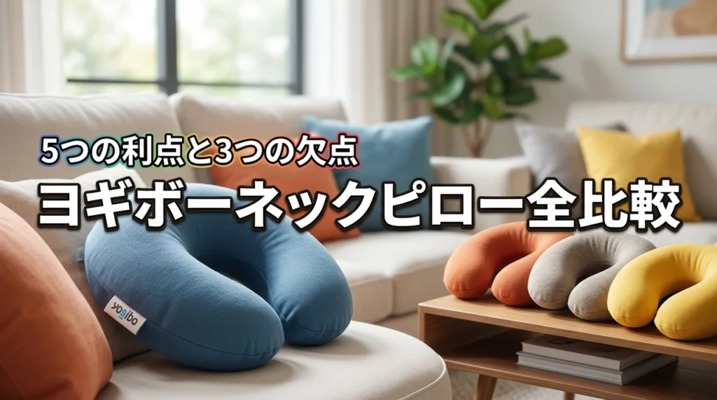 ヨギボーのネックピロー全種類を比較！5つのメリットと気になる3つのデメリット