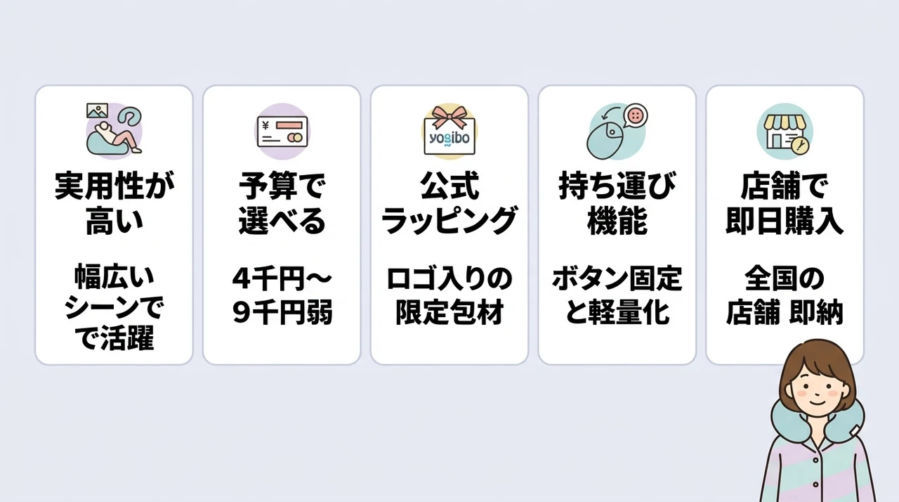 ヨギボーを贈るメリット5つ