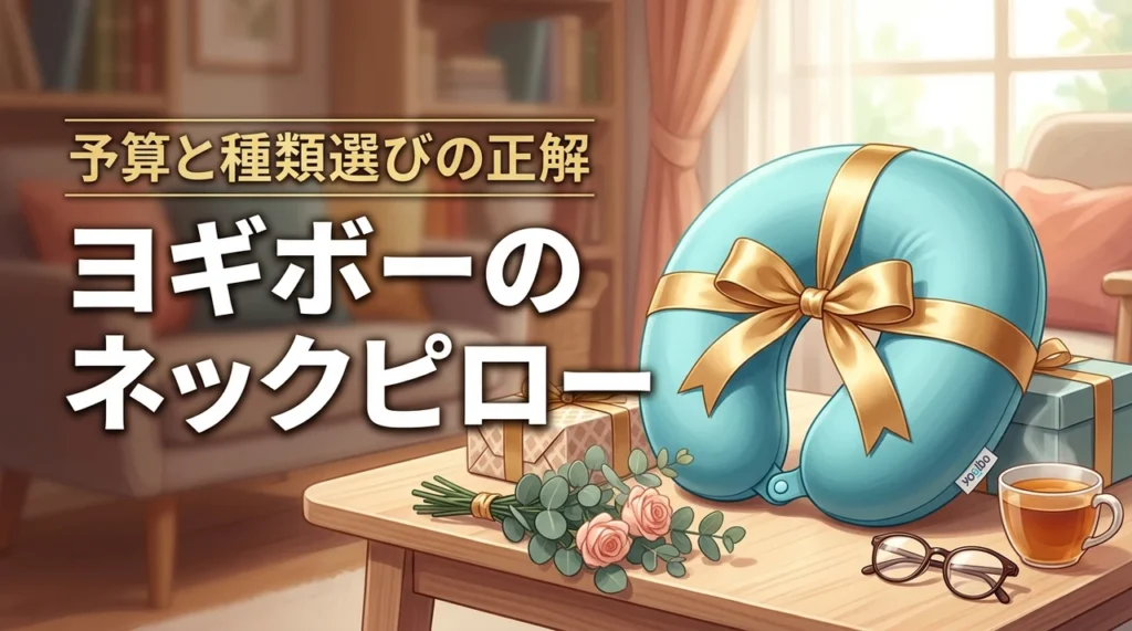 【決定版】ヨギボーのネックピローをプレゼントに！予算や種類選びの正解を教えます