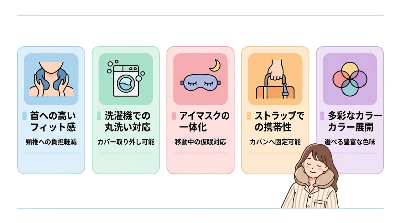 ヨギボーのネックピローを使うメリット5つ