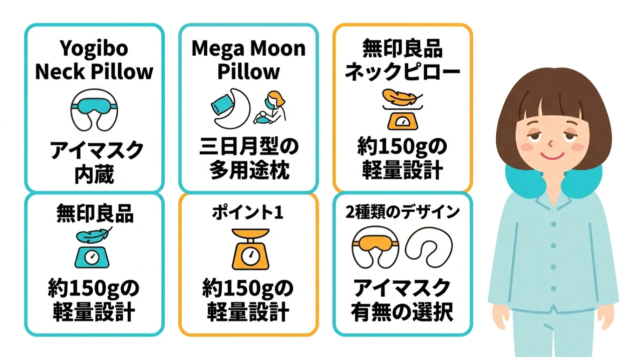 ヨギ ボー ネック ピローの基本スペックと特徴