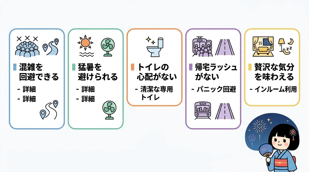 ホテル宿泊で鑑賞するメリット5つ