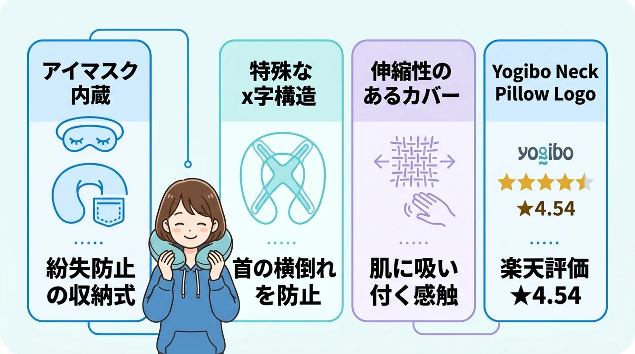 ヨギボー ネック ピロー xの基本性能と特徴