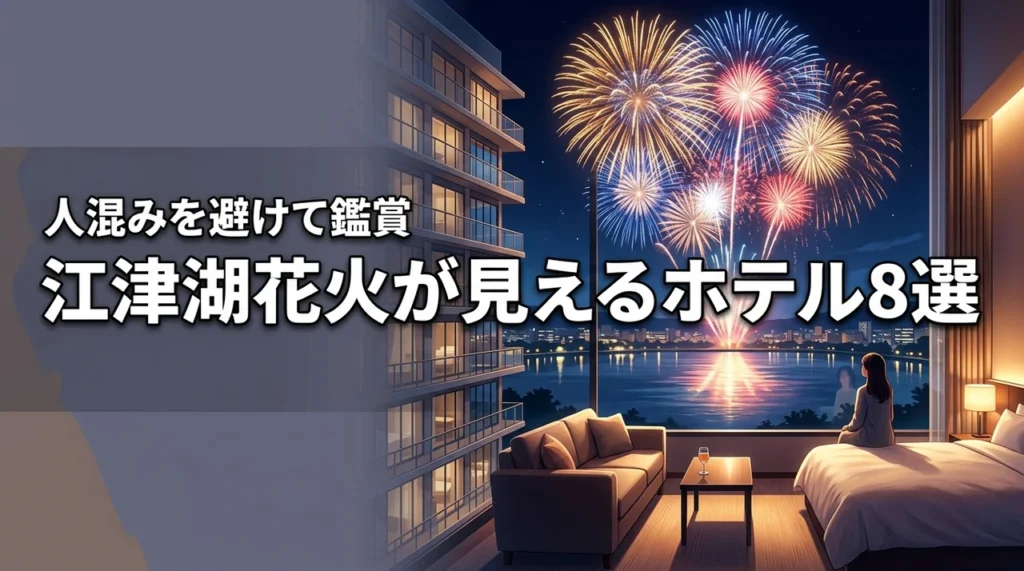 江津湖花火大会が見えるホテル8選！人混みを避けて鑑賞できるおすすめの宿を紹介