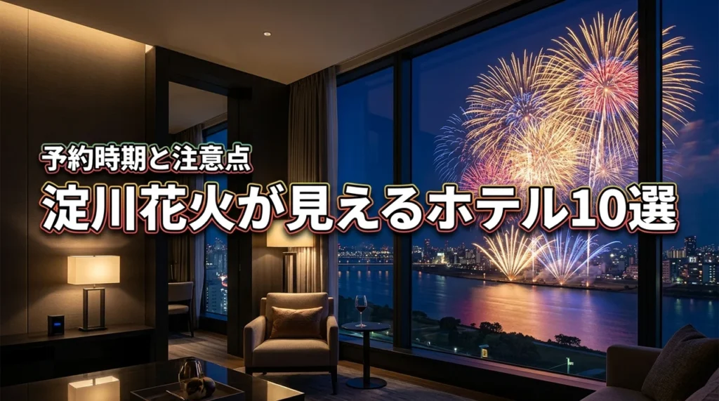 淀川花火見えるホテルおすすめ10選！予約時期や注意点を詳しく解説します